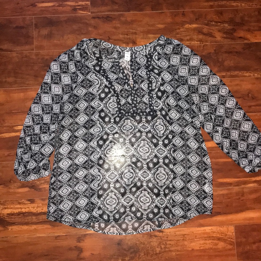 Old Navy print dress top